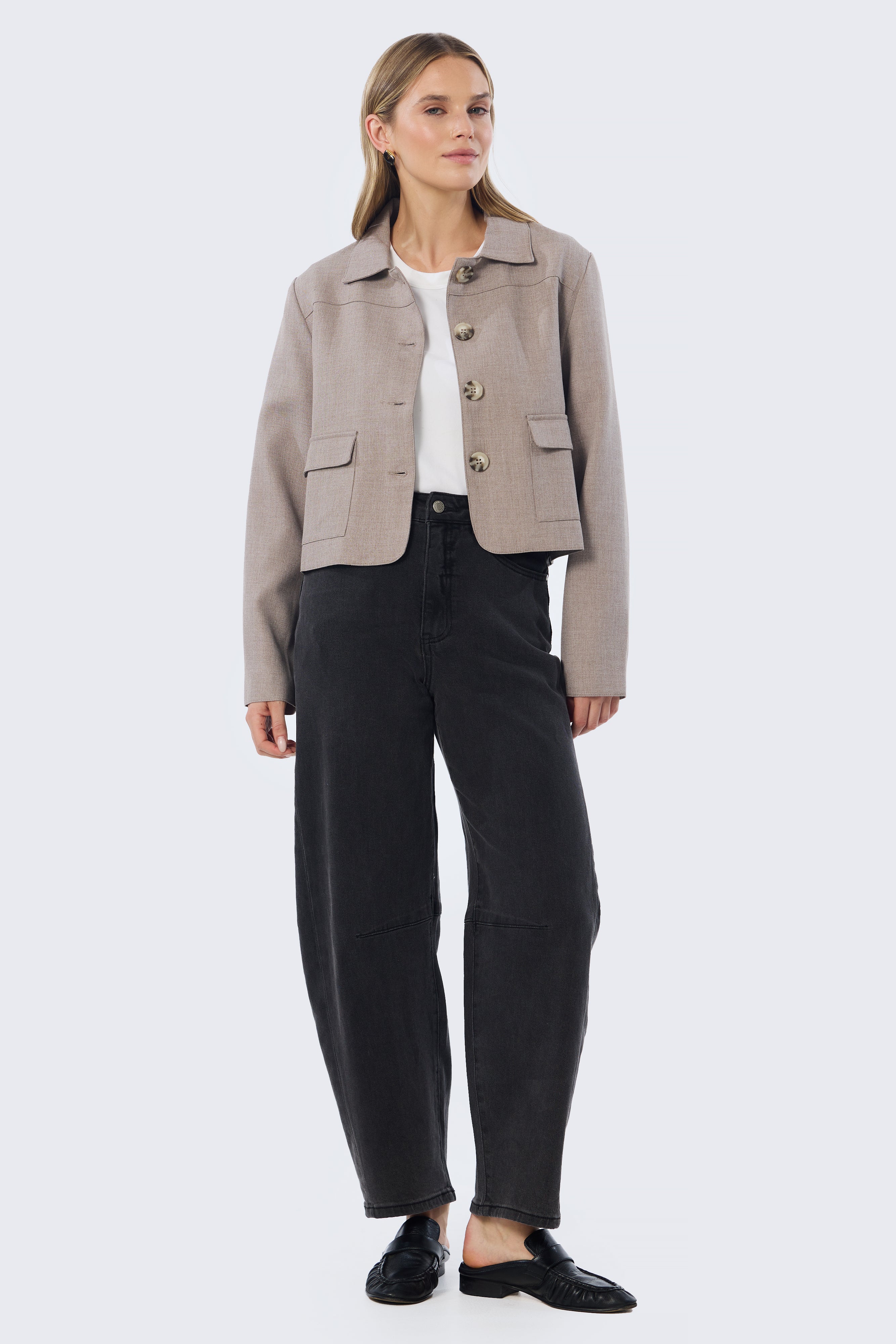 Button-Through Jacket - Twill - Image 7