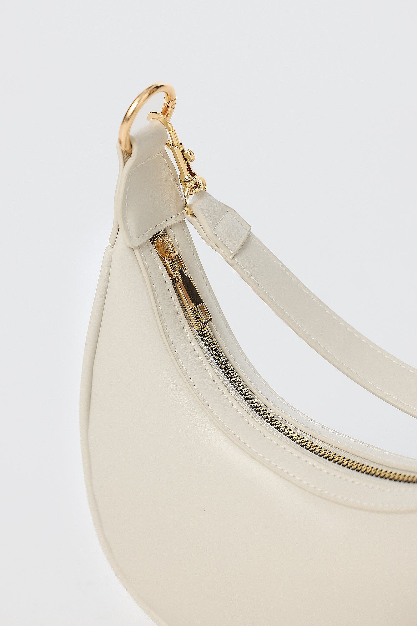 Crescent Shoulder Bag - Ecru - Image 3
