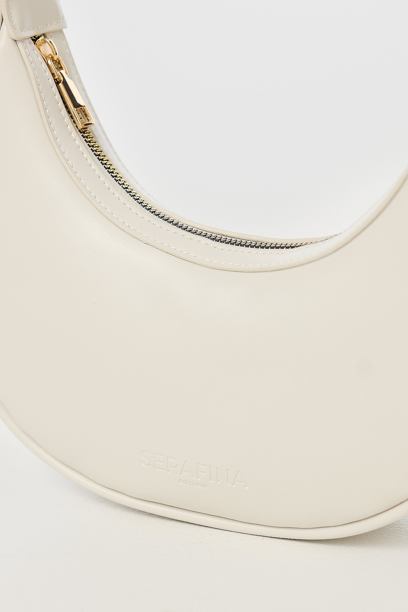 Crescent Shoulder Bag - Ecru - Image 4