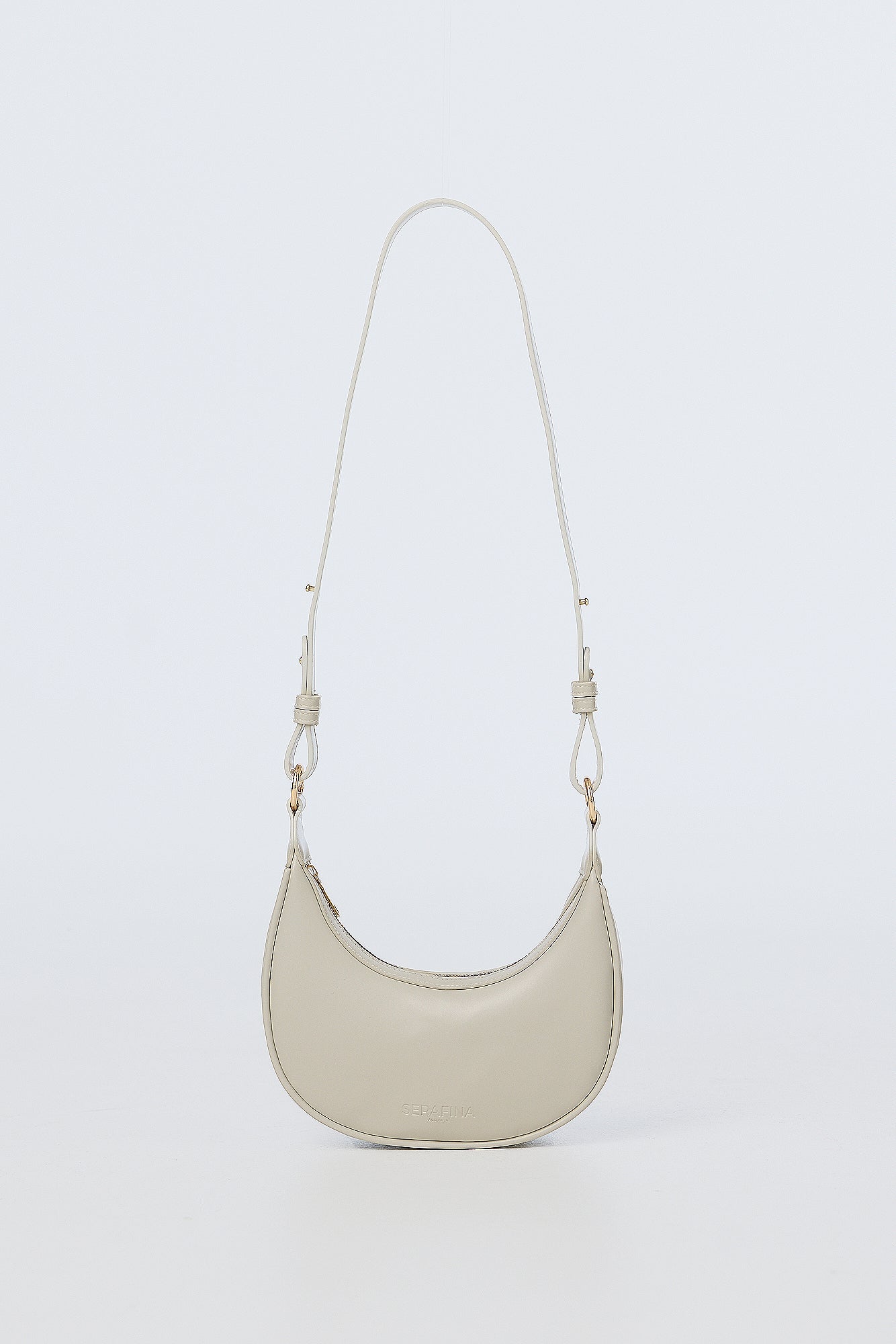 Crescent Shoulder Bag - Ecru - Image 5