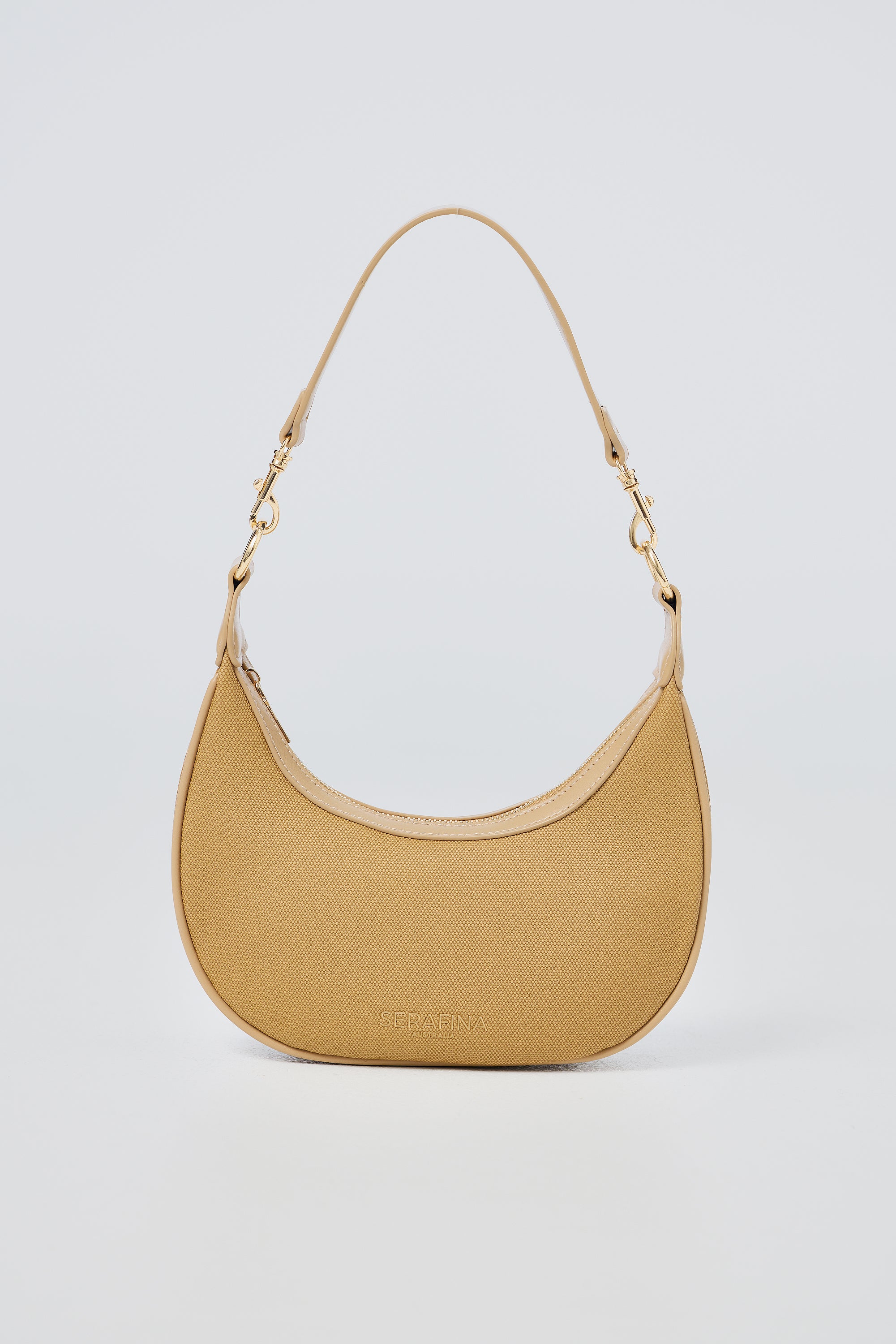 Crescent Shoulder Bag - Tan - Image 3
