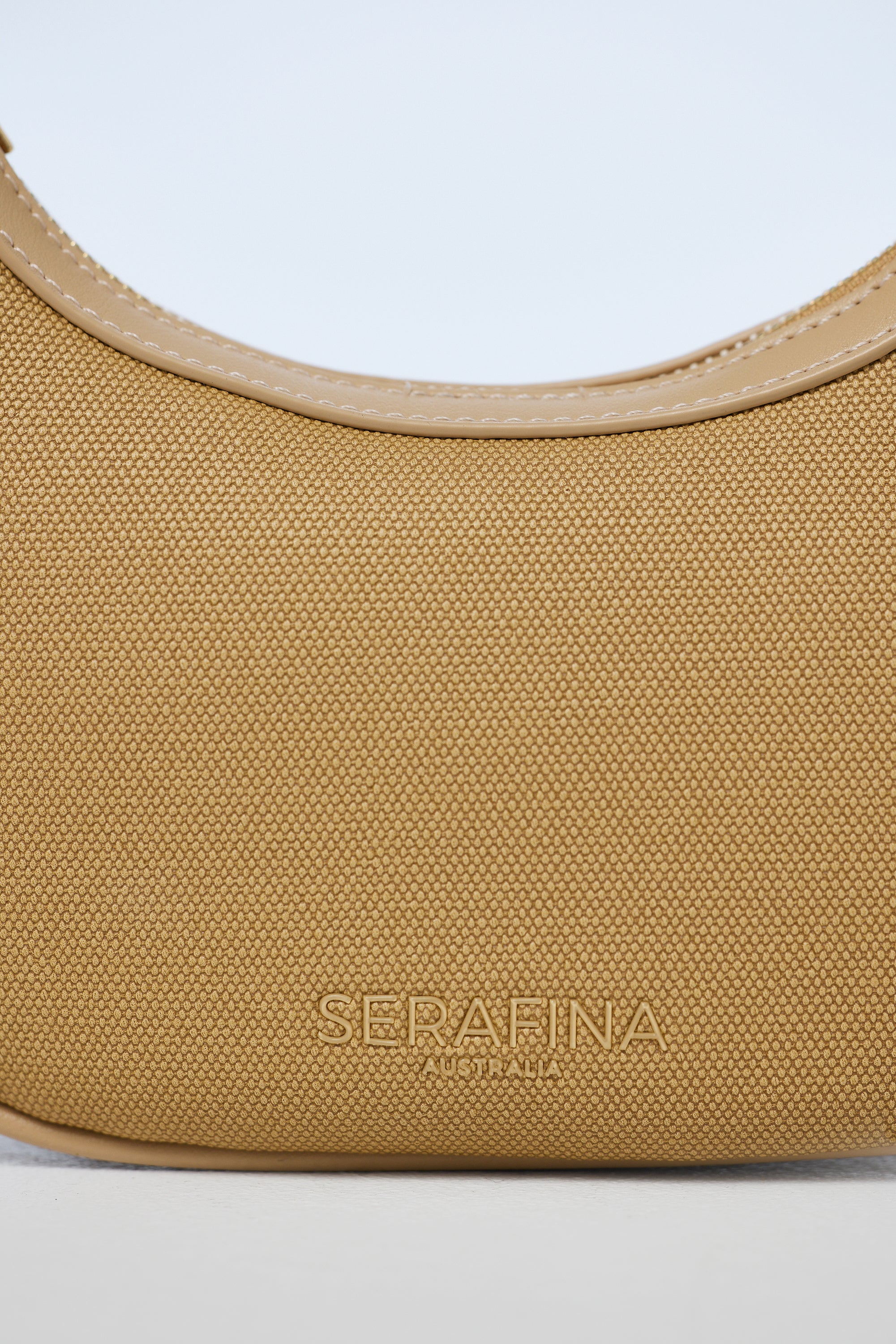 Crescent Shoulder Bag - Tan - Image 4
