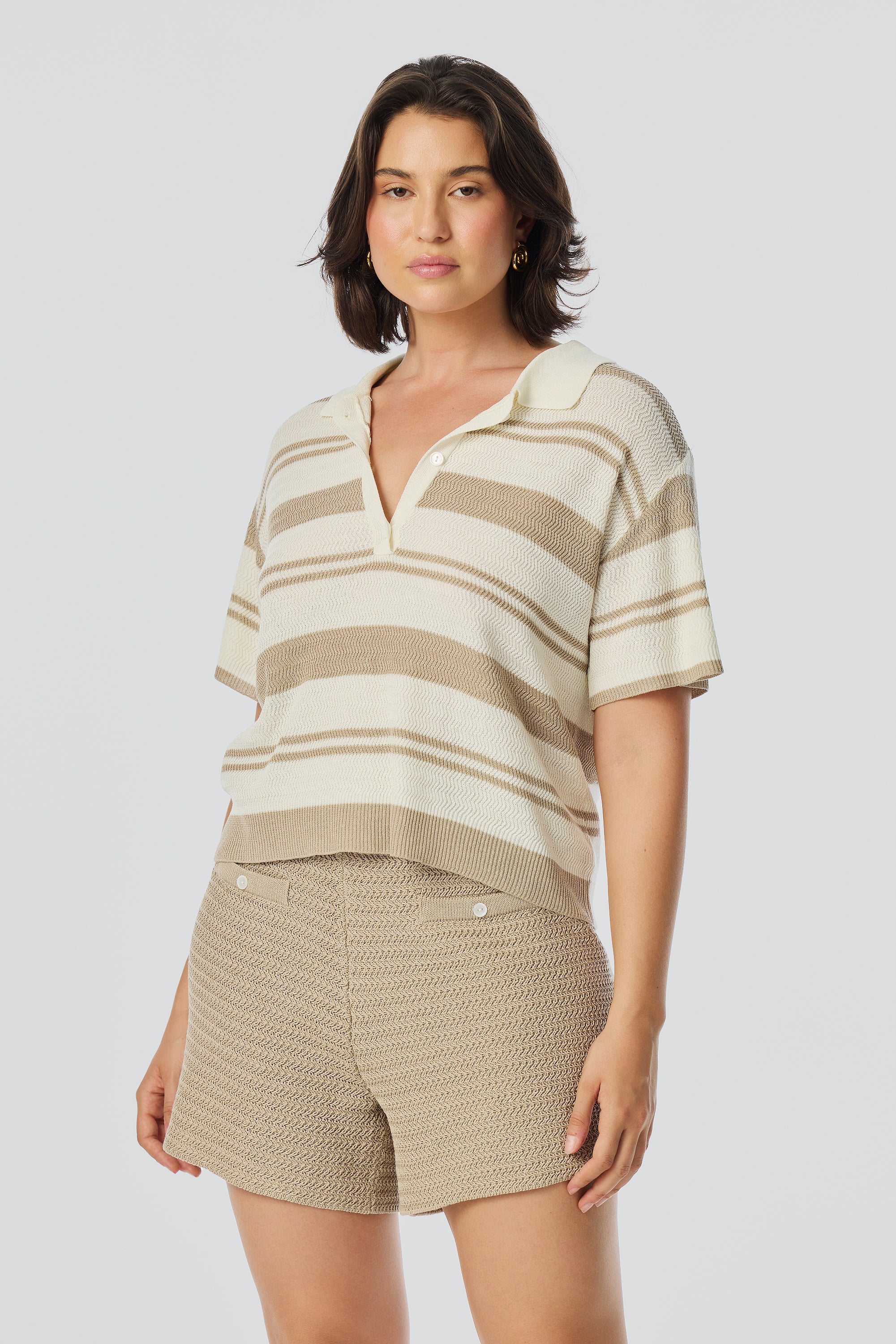 Crochet Shorts - Wheat - Image 6
