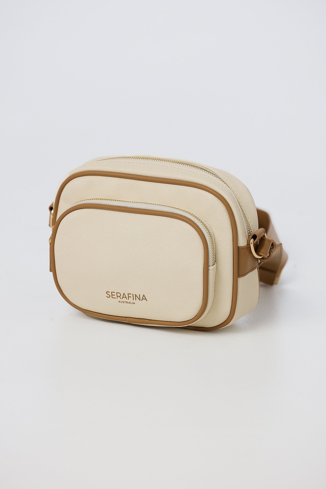 Crossbody Bag - Ecru/Tan - Image 2