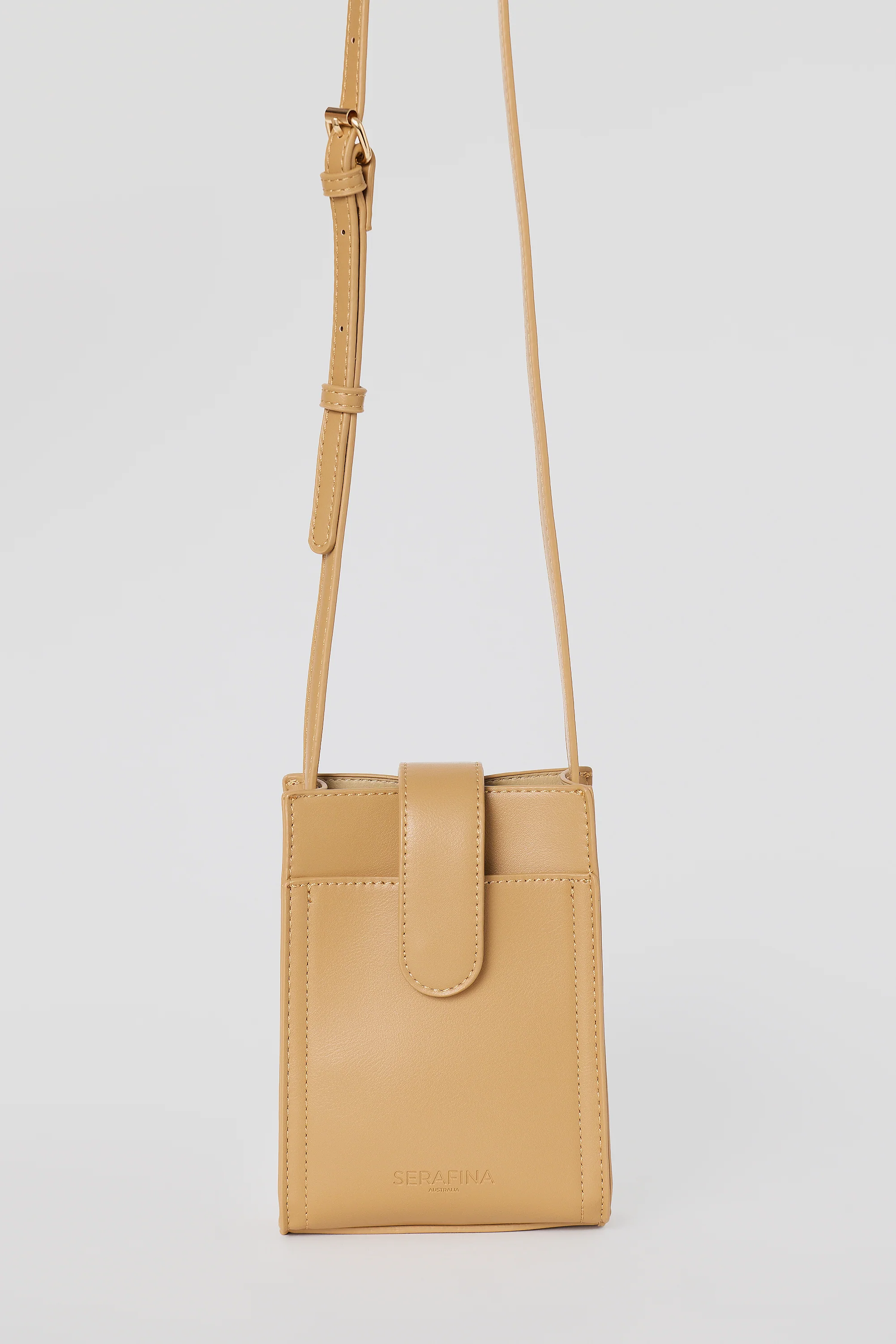 Crossbody Sling Bag - Tan