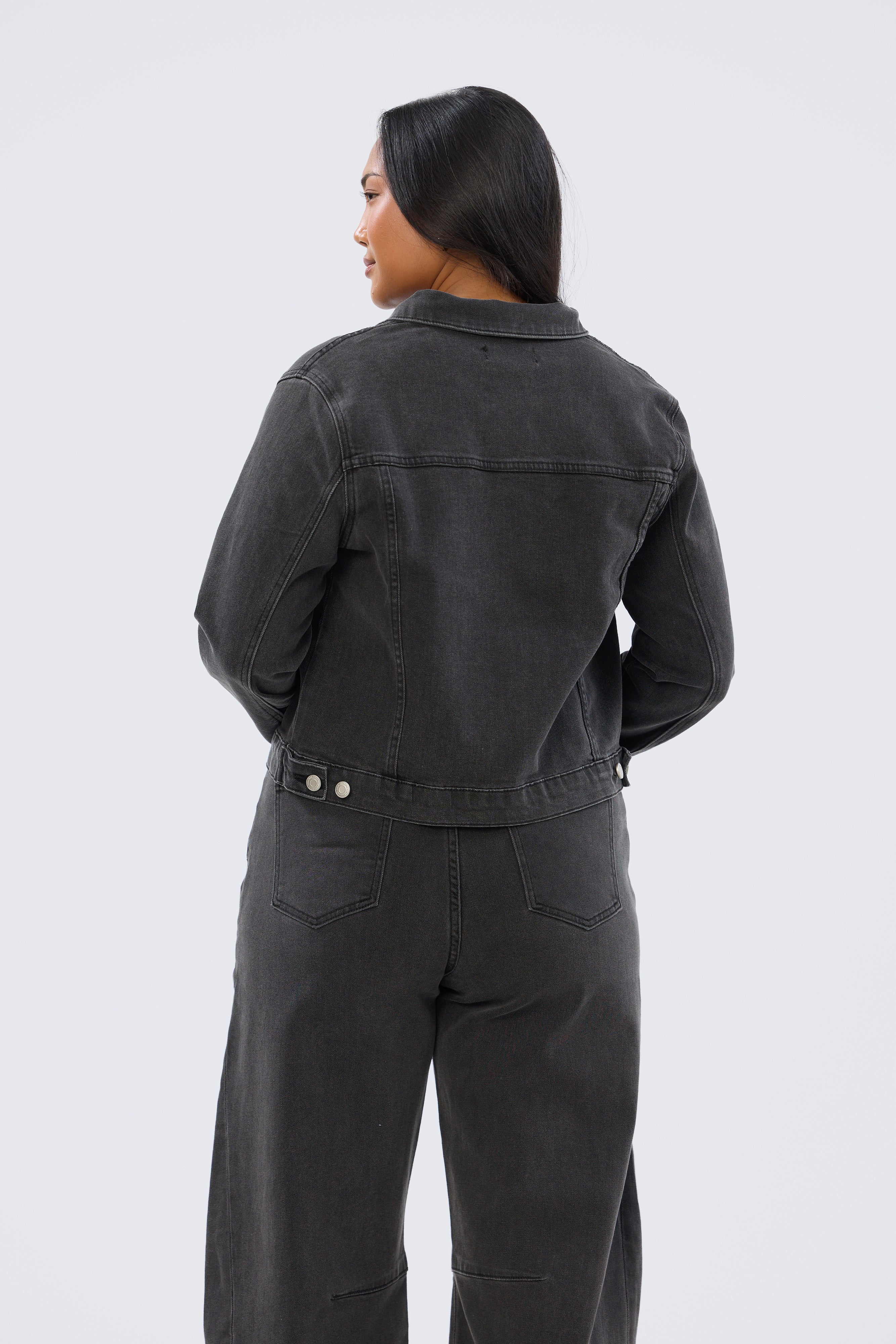Denim Jacket - Black Wash - Image 4