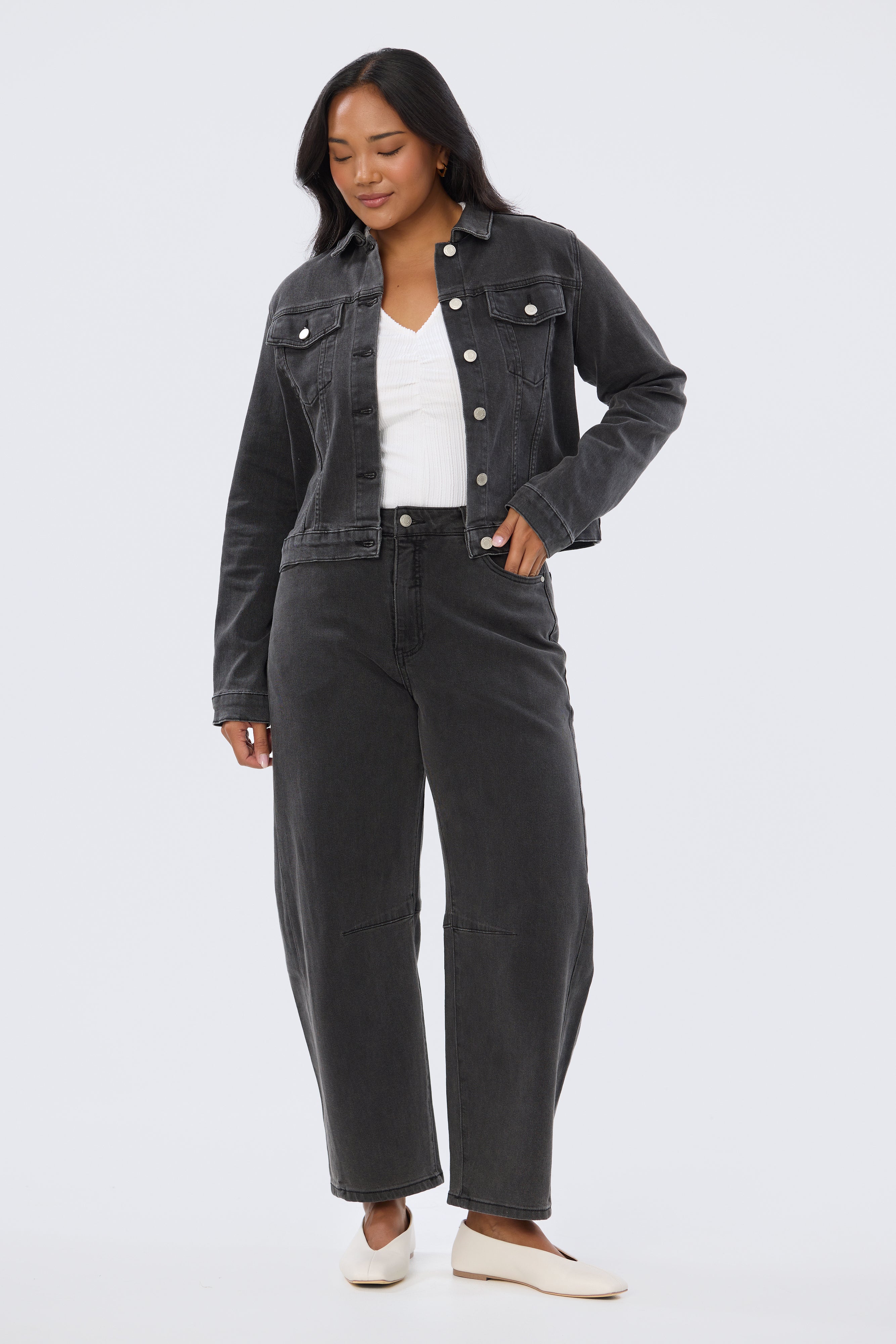 Denim Jacket - Black Wash - Image 5