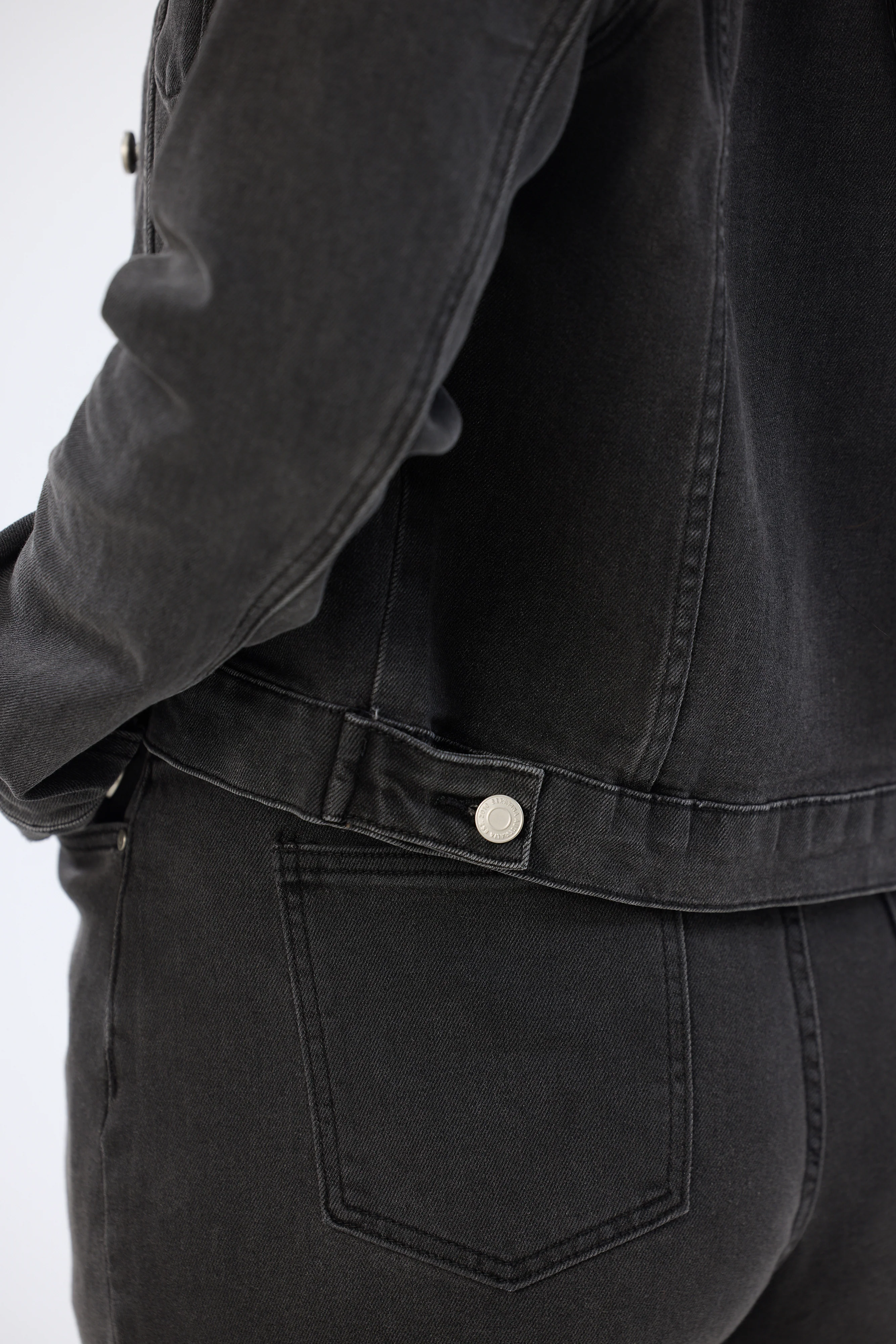Denim Jacket - Black Wash - Image 6