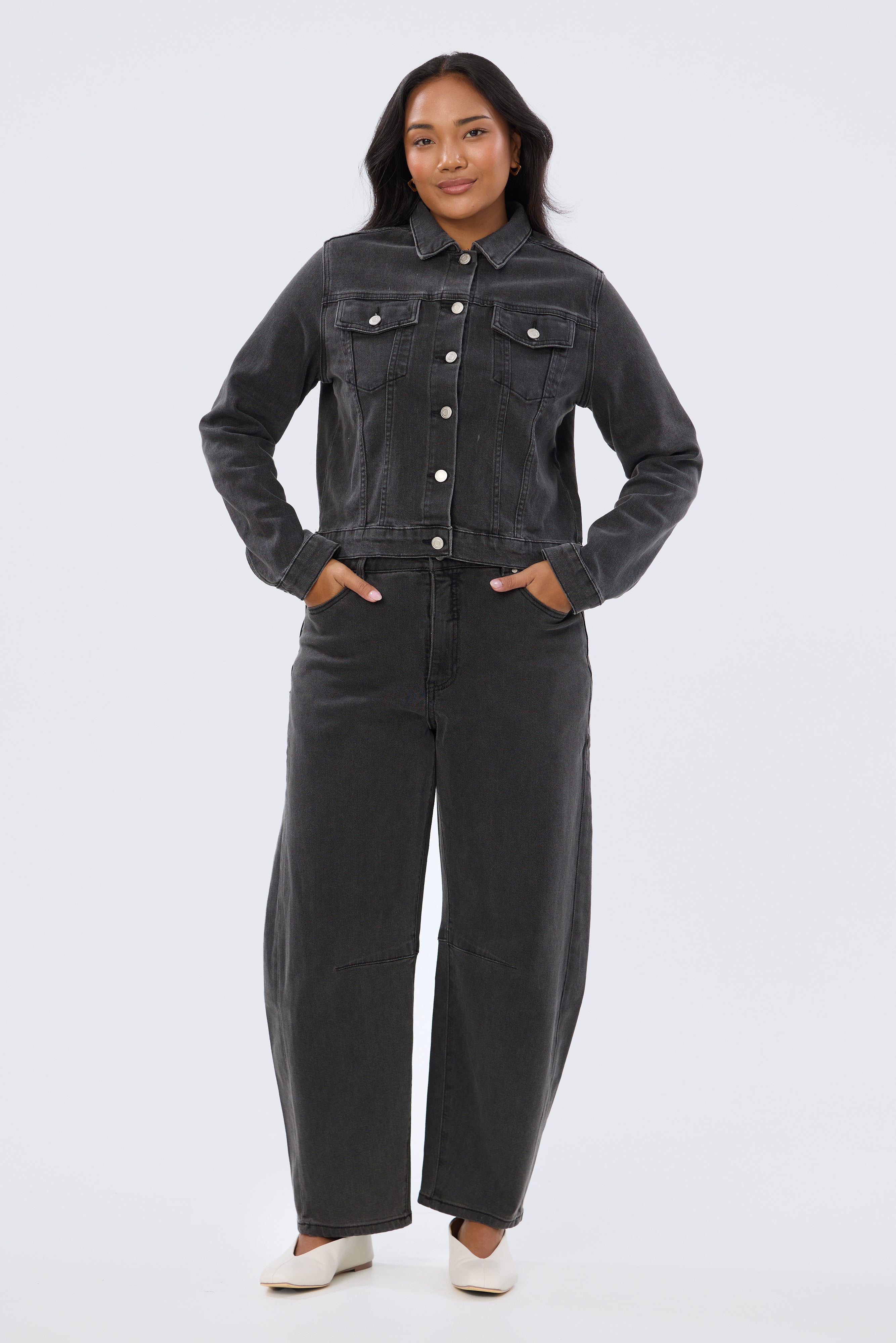 Denim Jacket - Black Wash - Image 7