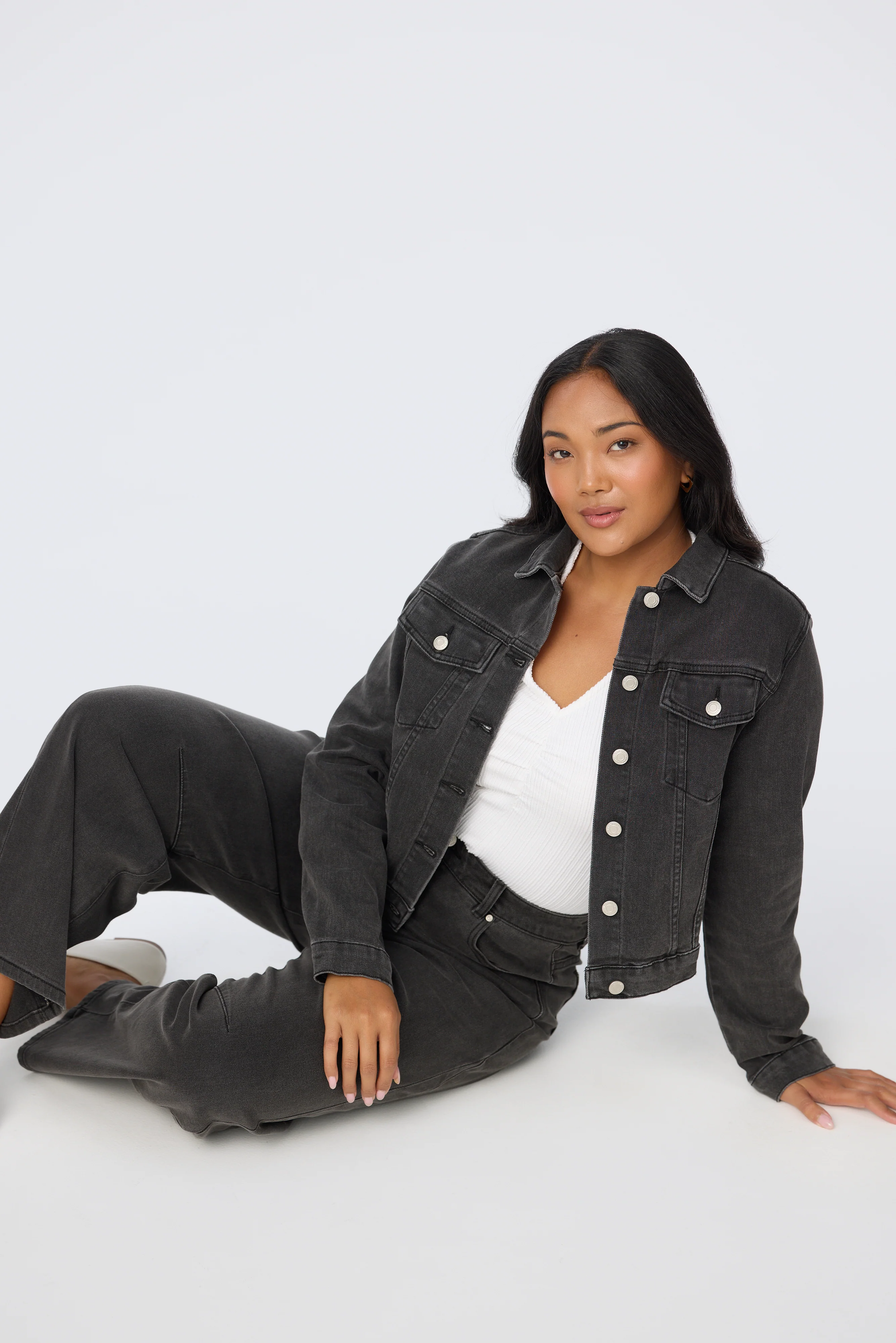 Denim Jacket - Black Wash - Image 8