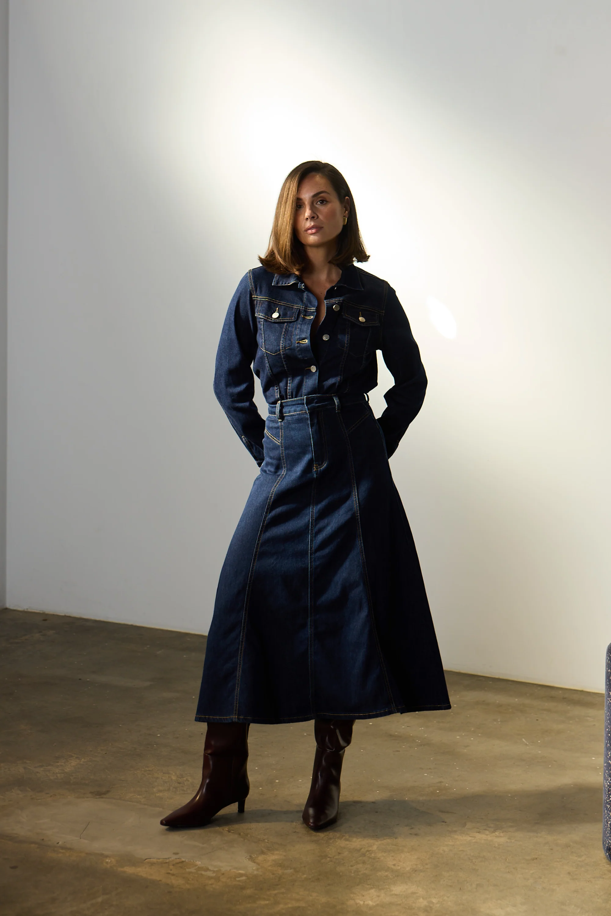 Denim Jacket - Indigo - Image 9