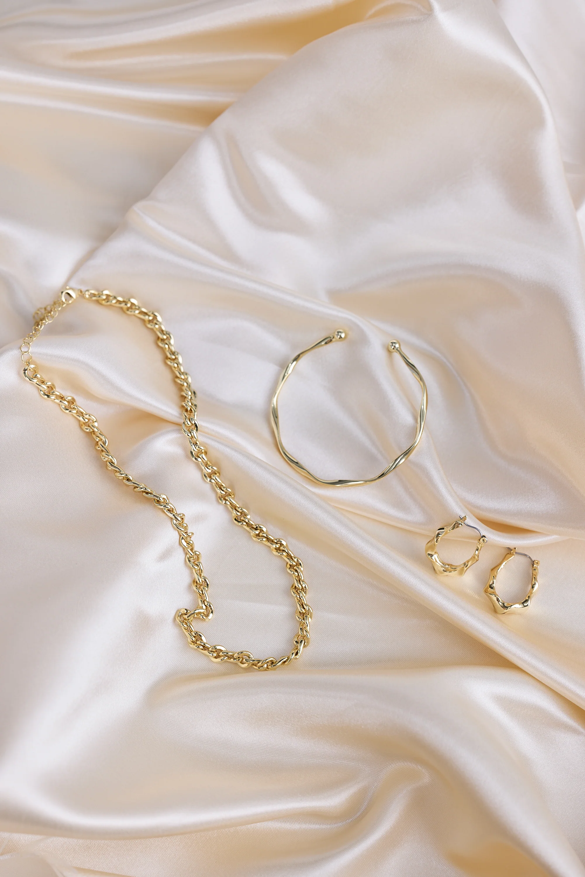 Rope Chain Necklace - Gold - Image 4