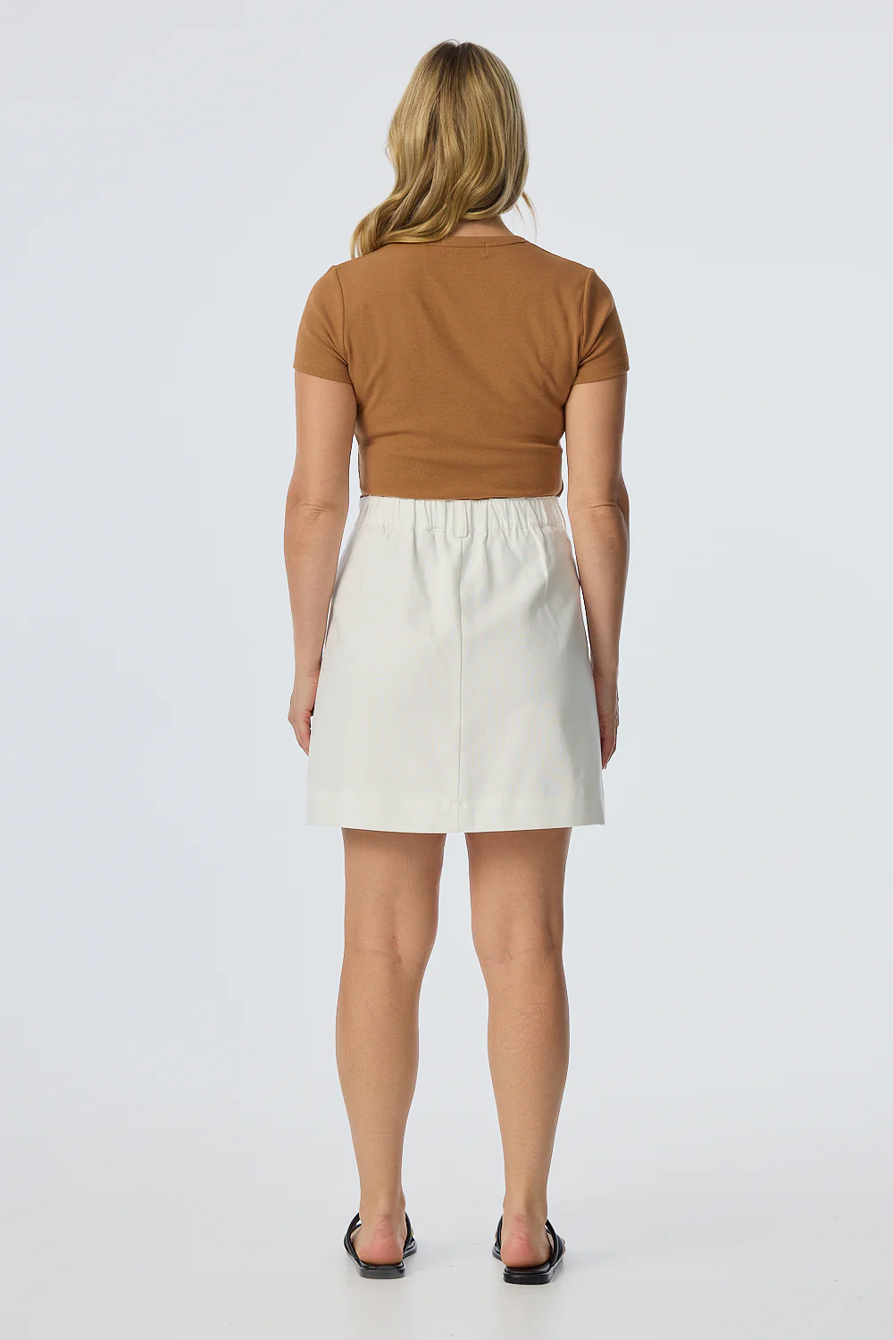 Scoop Neck Short Sleeve Top - Copper - Image 4