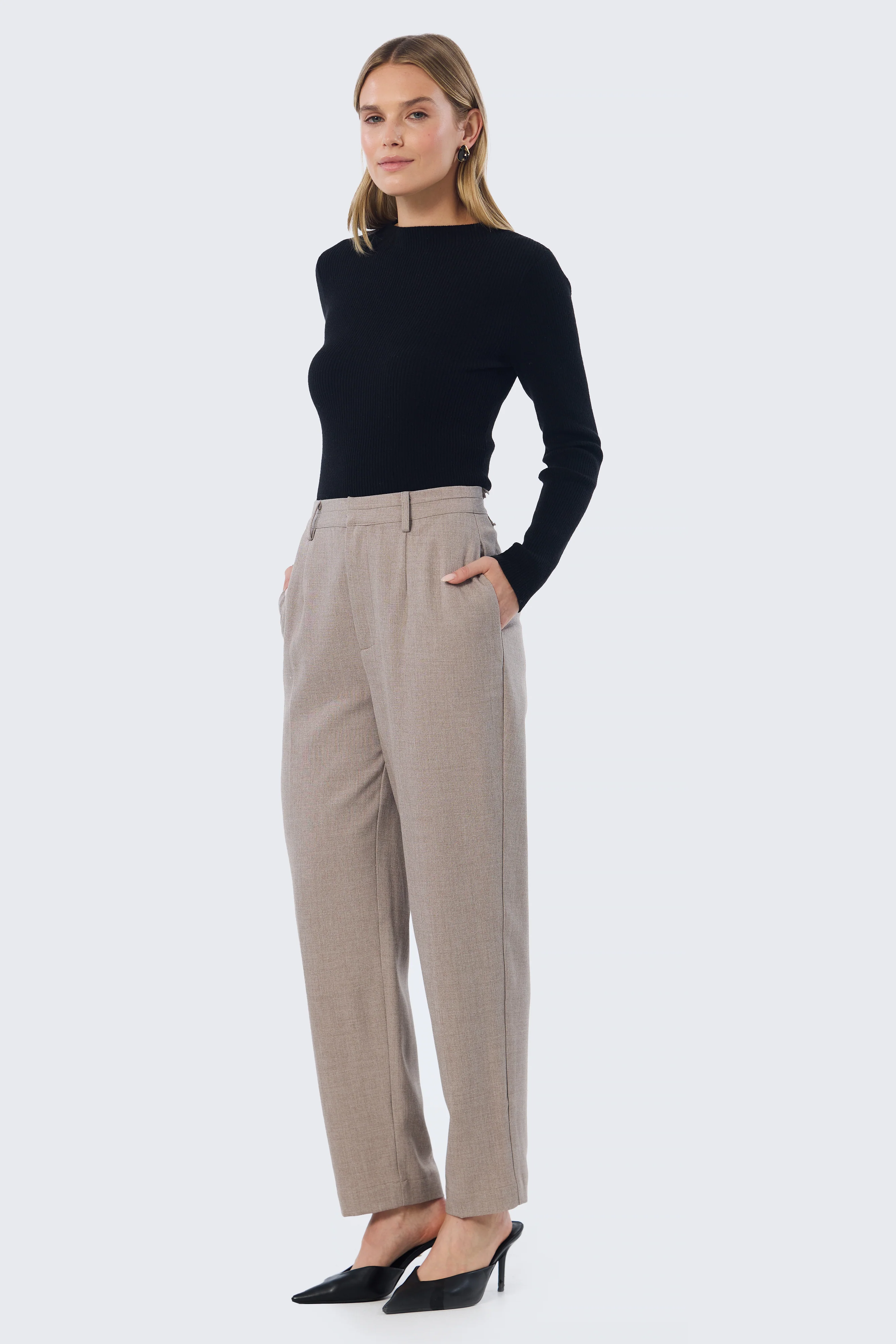 Slim Leg Pants - Twill - Image 4