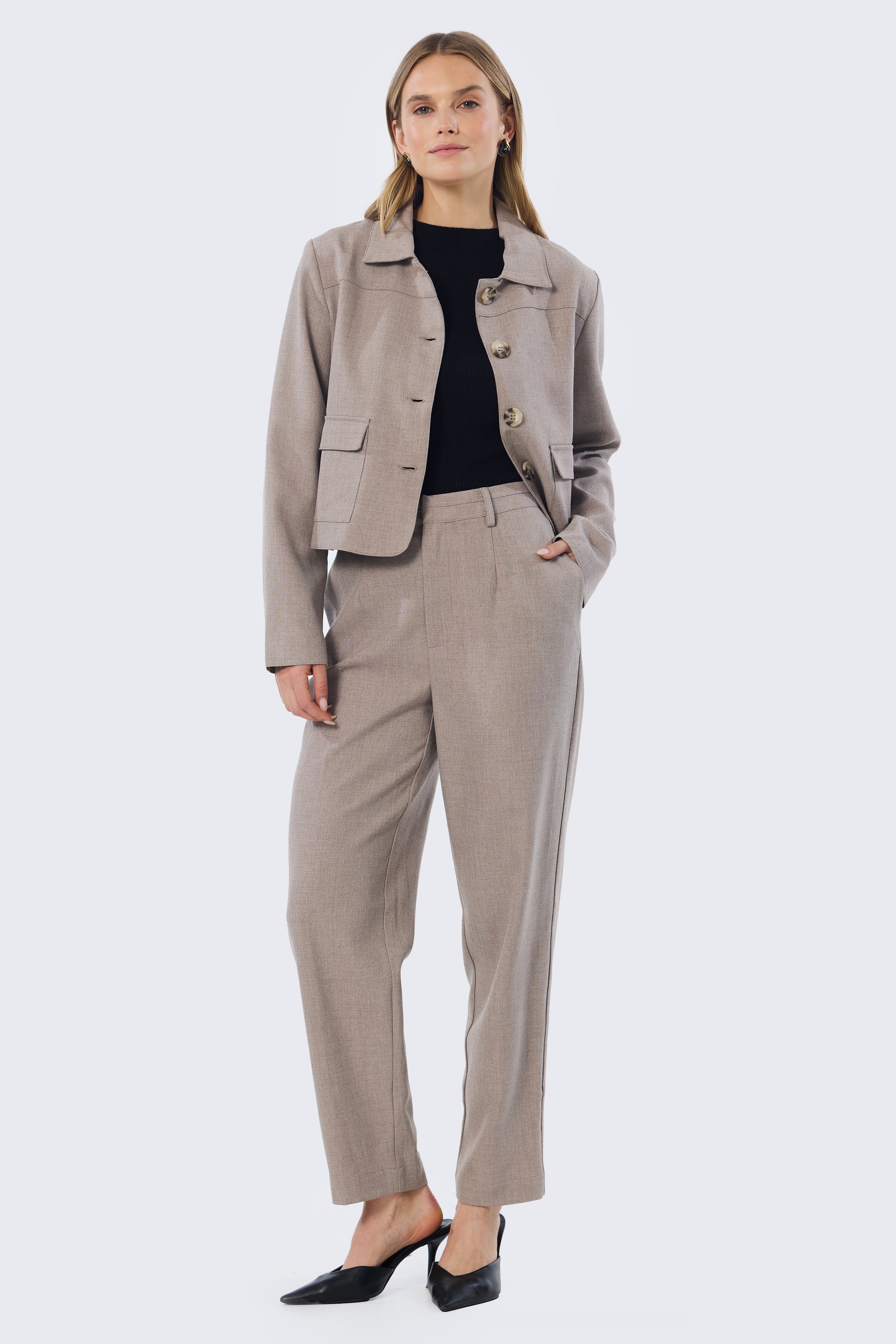 Slim Leg Pants - Twill - Image 6