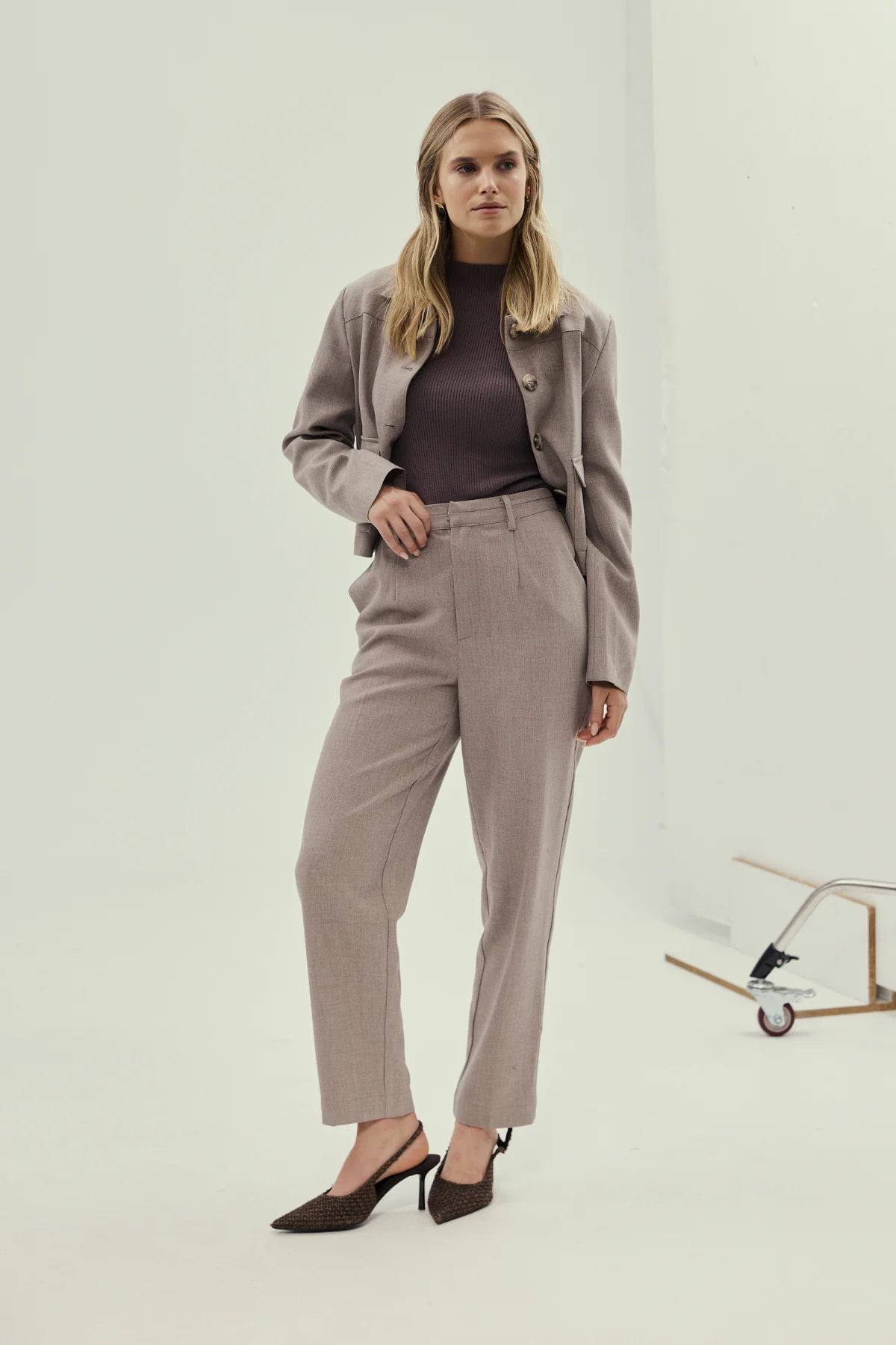 Slim Leg Pants - Twill - Image 7