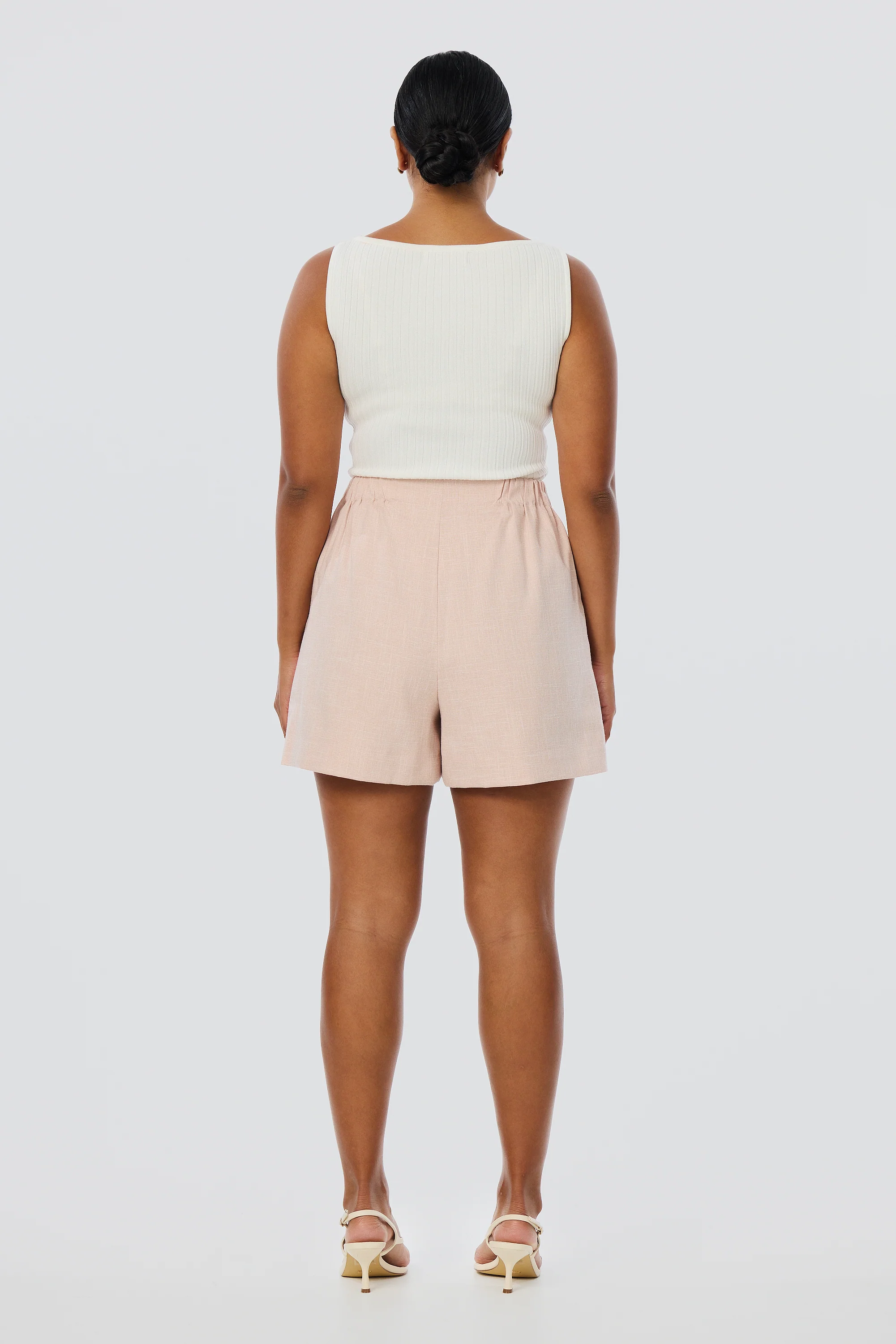 Tailored Shorts - Pink Clay - Image 5