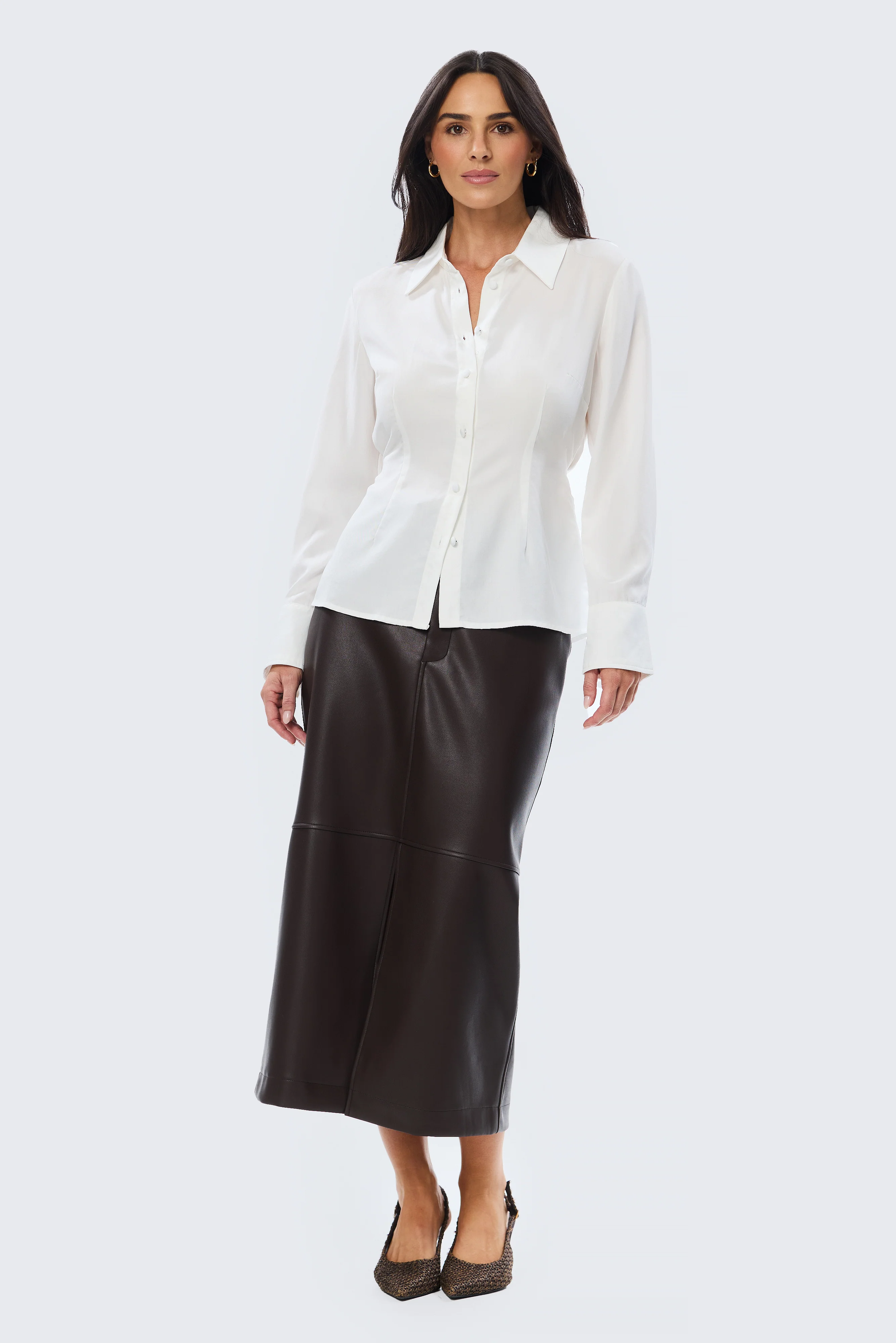 Tie Back Shirt - White - Image 8