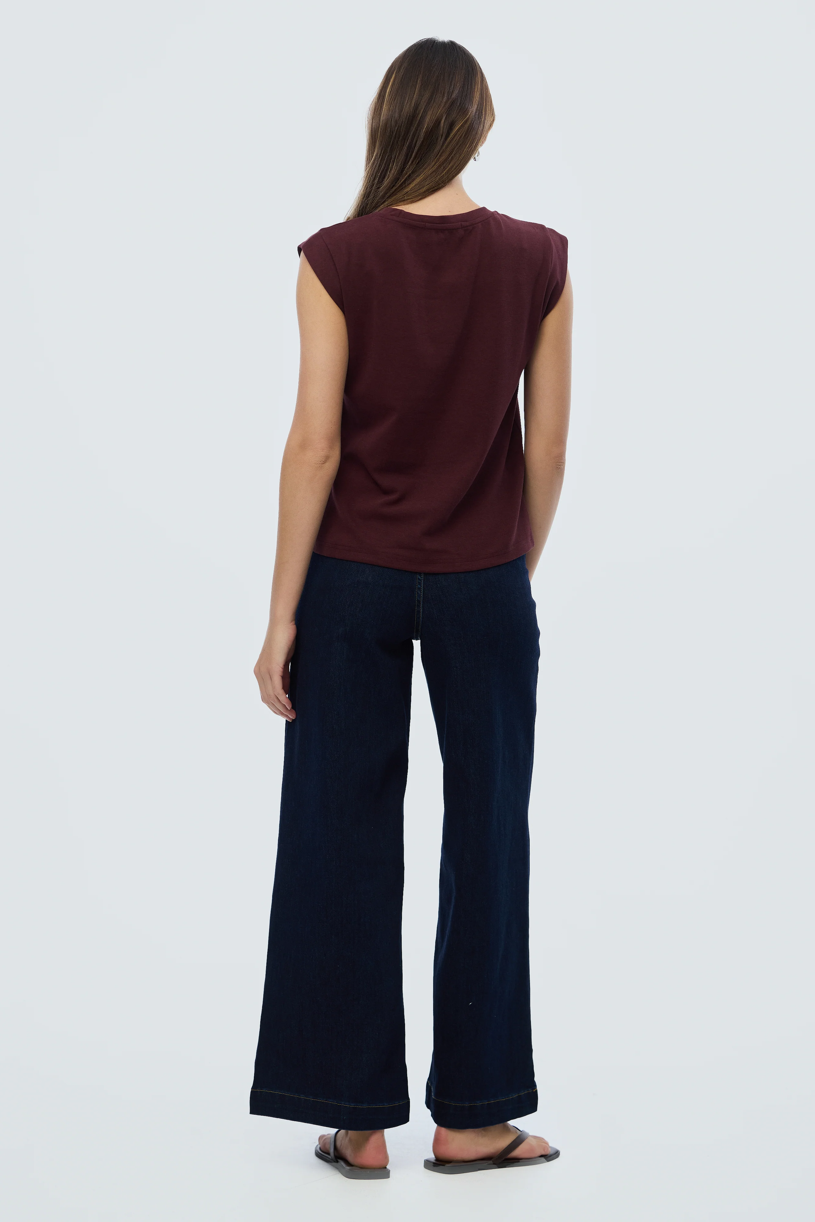 Cap Sleeve Jersey Tank - Fig - Image 5