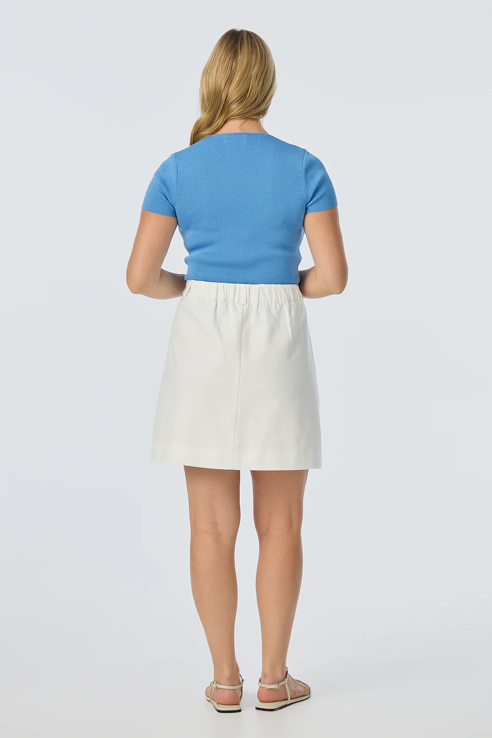 Welt Pocket Mini Skirt - White - Image 5